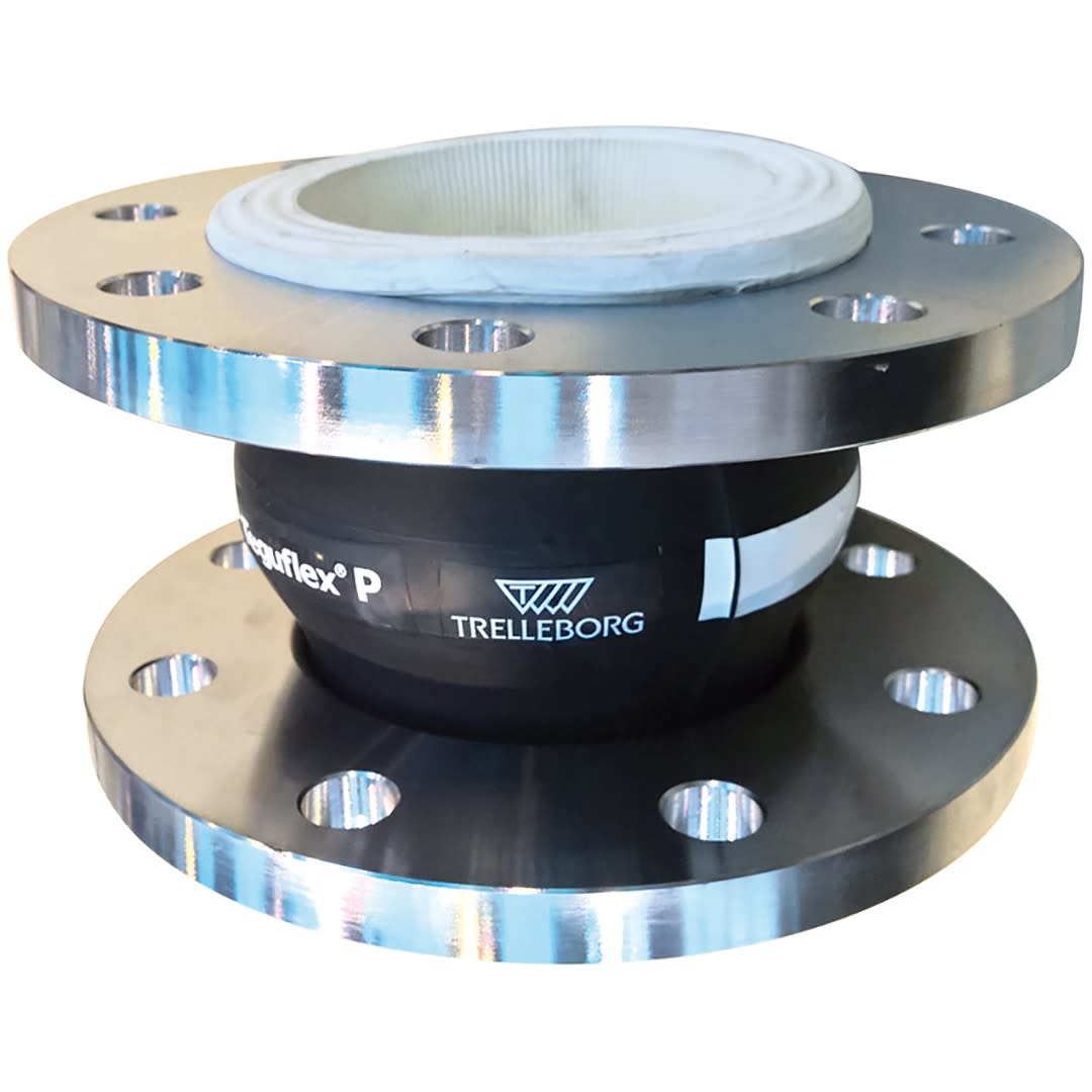 Sferaco - Manchon Compensateur NBR ALIM Bride Acie Teguflex PWH Blanc  L130 D300 AC