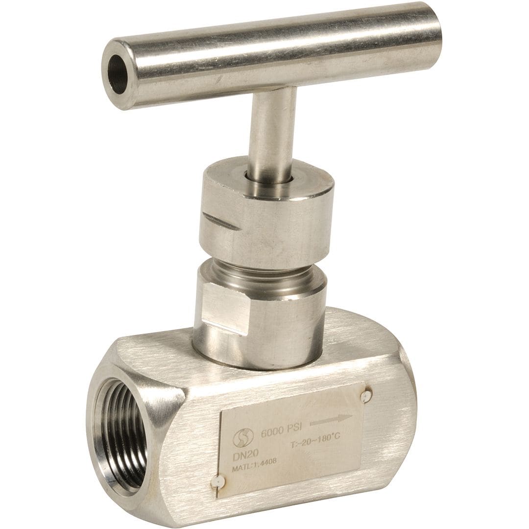 Sferaco - Robinet à pointeau inox siège métal Femelle NPT Série 487 DN1" PN400