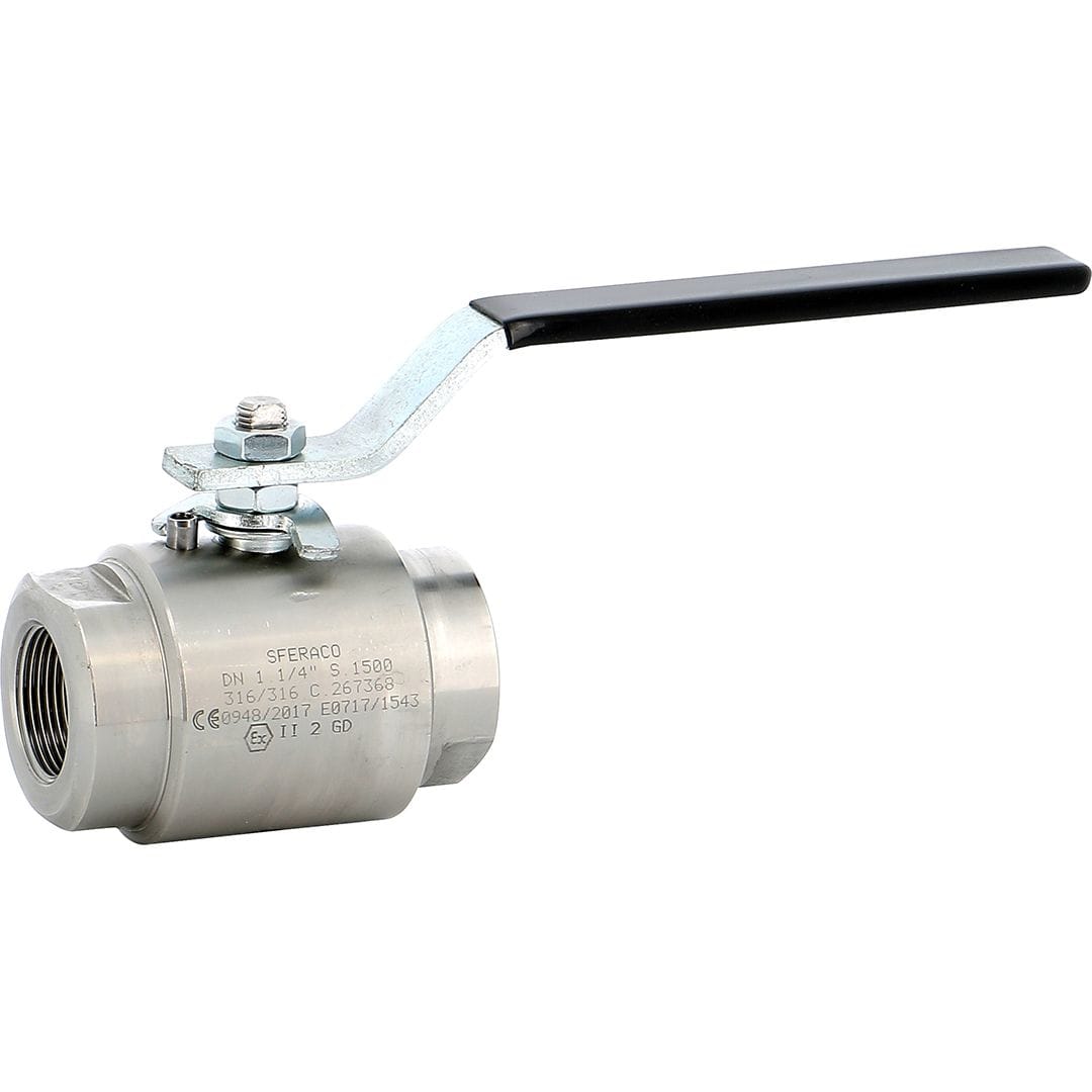 Sferaco - Vanne à boisseau sphérique 2 pièces inox 1500lbs Série 735 Femelle BSP DN1"1/2