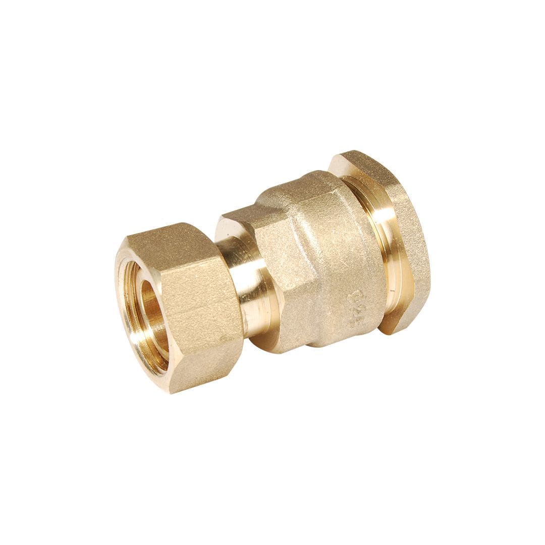 Sferaco - Raccord laiton à serrage extérieur Série 806 droit écrou F 3/4" - PE DN20