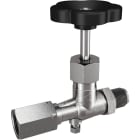 Sferaco - Robinet porte manomètre haute pression inox Série 1393 Mâle-Femelle BSP DN1/2"