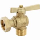 Sferaco - Robinet compteur 650 DN15 équerre mâle 3/4" - écrou 3/4" manette laiton 2/3-1/3