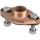 Sferaco - *Bride ovale filetée DN20 JL  DN20 pour poly de 25, jt large