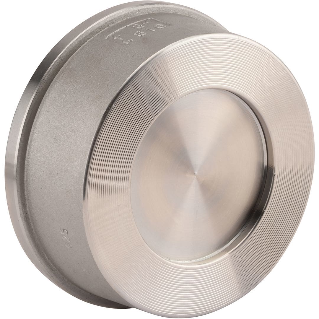 Sferaco - Clapet à disque inox wafer Ref.390 modèle étroit entre brides PN10/16/25/40 DN25