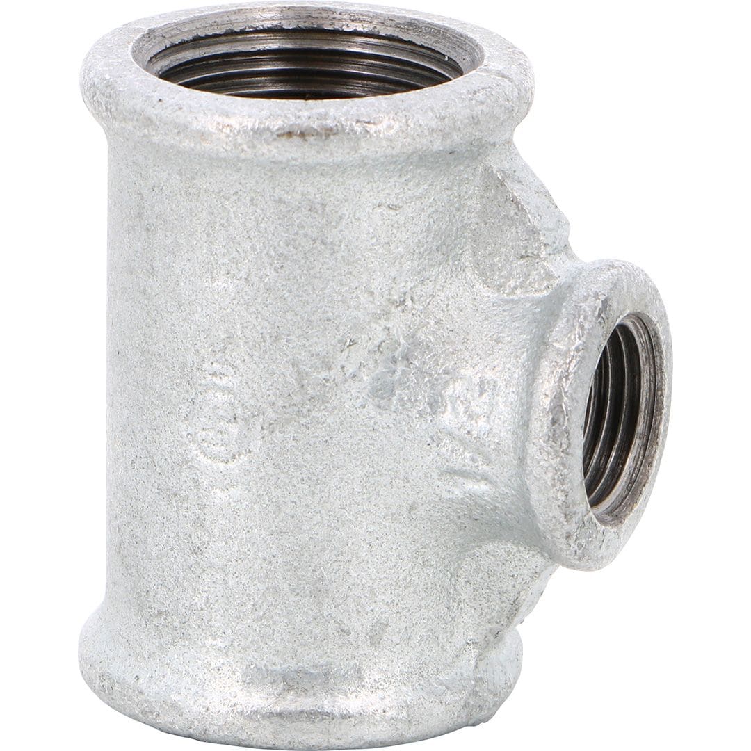 Sferaco - Raccord fonte malléable Té femelle réduit Série 130N noir DN4"-2"-4" BSP