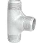 Sferaco - Raccord fonte malléable Té male male male égal Série 135G galvanisé DN1" BSP