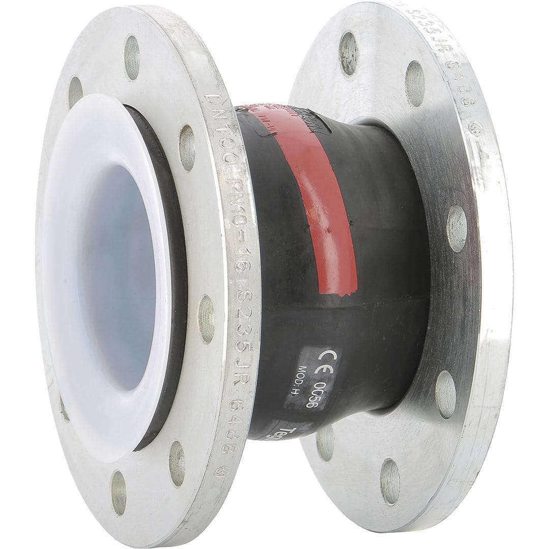 Sferaco - Manchon Compensateur EPDM+PTFE Brides Acier Teguflex Rouge Série 1560 DN125 PN16