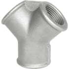 Sferaco - Raccord fonte malléable distributeur en y égal Série 220G galvanisé DN1" BSP