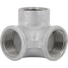 Sferaco - Raccord fonte malléable distributeur à coudes 3 voies égal Série 221G galva 1"
