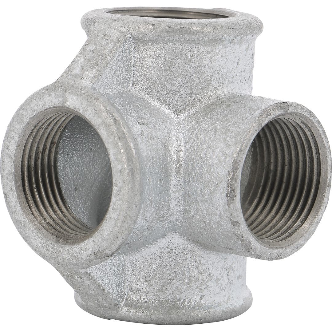 Sferaco - Raccord fonte malléable distributeur en té femelle égal Série 223G galva DN3/4"