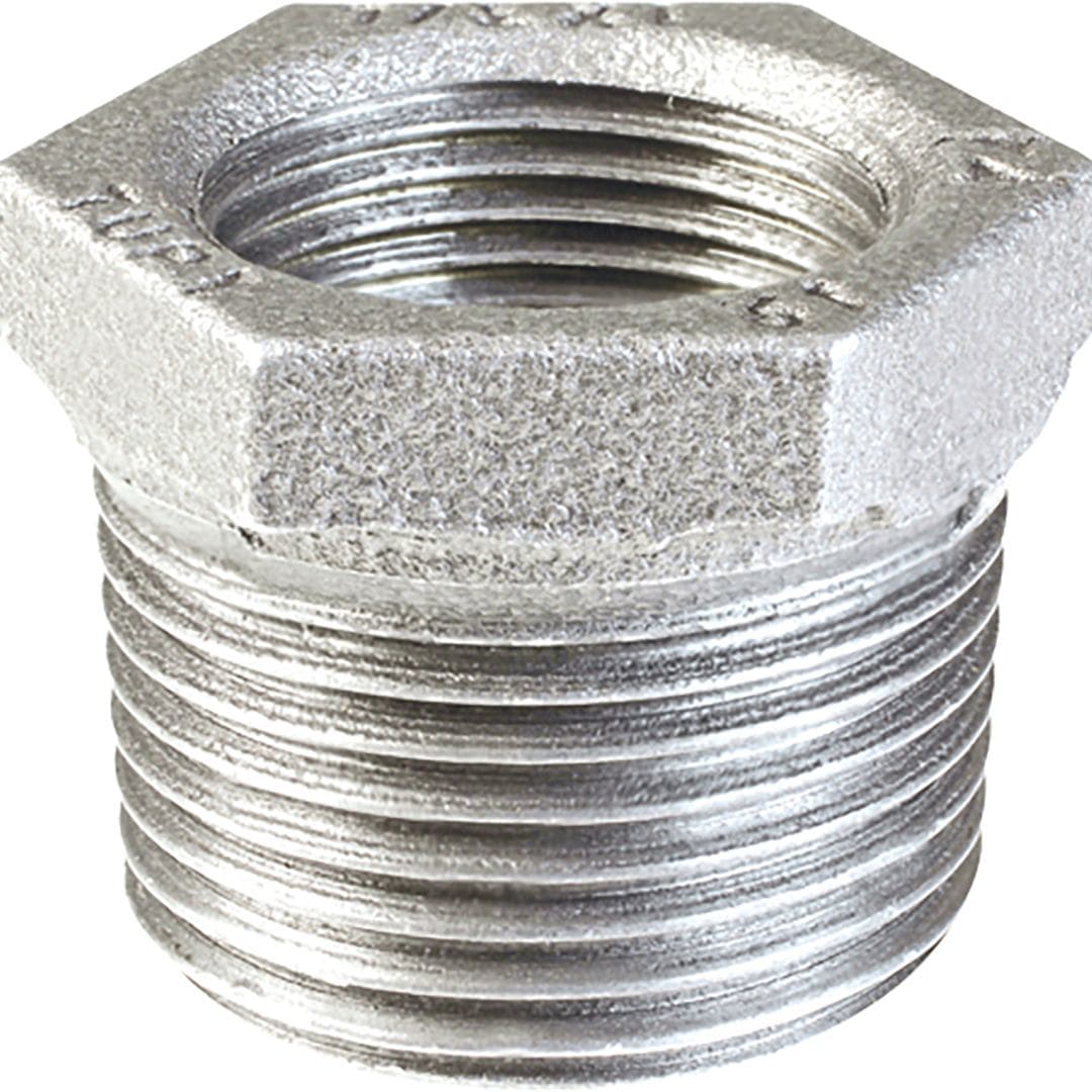 Sferaco - Raccord fonte malléable réduction male femelle Série 241G galva DN1"1/4-3/8" BSP