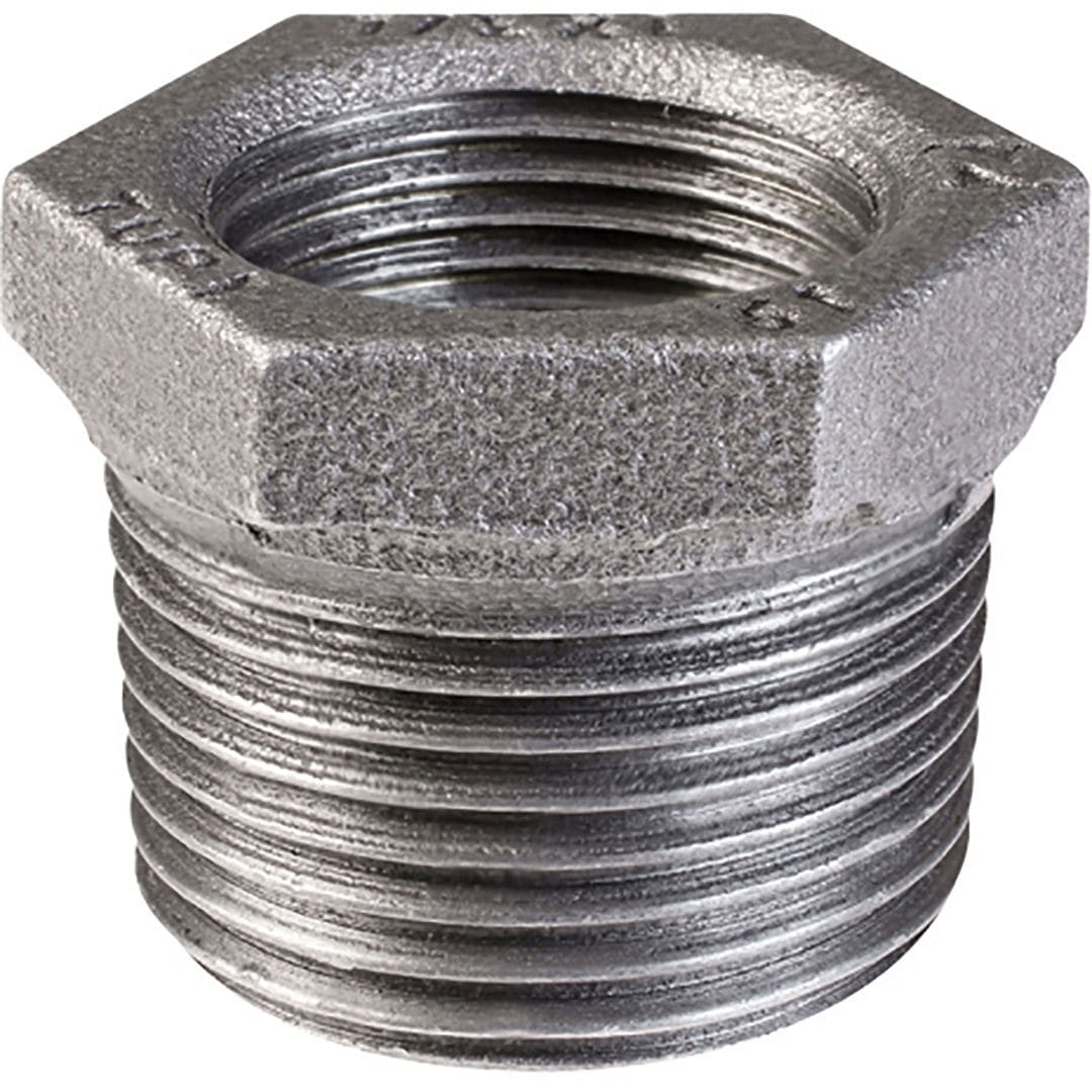 Sferaco - Raccord fonte malléable réduction male femelle Série 241N noir DN1"1/2-1" BSP