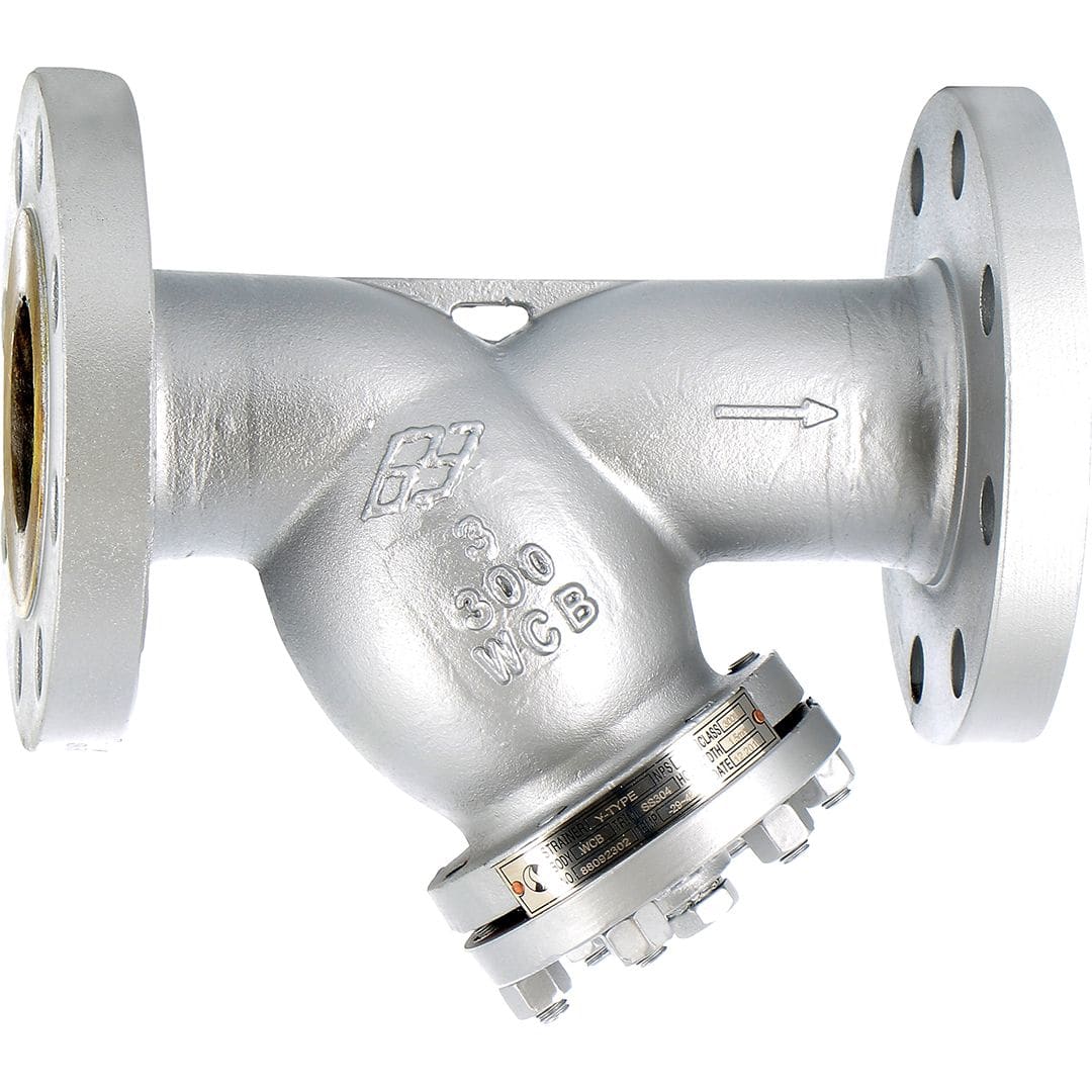 Sferaco - Filtre à tamis en Y acier moulé A216 WCB Série 244 à brides Class 300 PN50 DN80