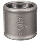 Sferaco - Raccord fonte malléable manchon égal femelle Série 270N noir DN1"1/2 BSP