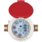 Sferaco - Compteur eau chaude jet unique à rouleaux protégés MID R160 Série 2743 DN15 L110