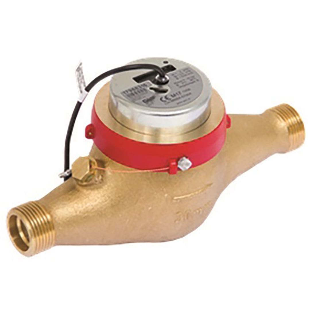 Sferaco - Compteur eau chaude 130° energie jets multiples à impulsion Série 2772 DN40 L300