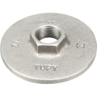 Sferaco - Raccord fonte malléable bride filetée sans trous Série 321G galvanisé F1"1/2 BSP