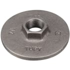 Sferaco - Raccord fonte malléable bride filetée sans trous Série 321N noir F1"1/2 BSP