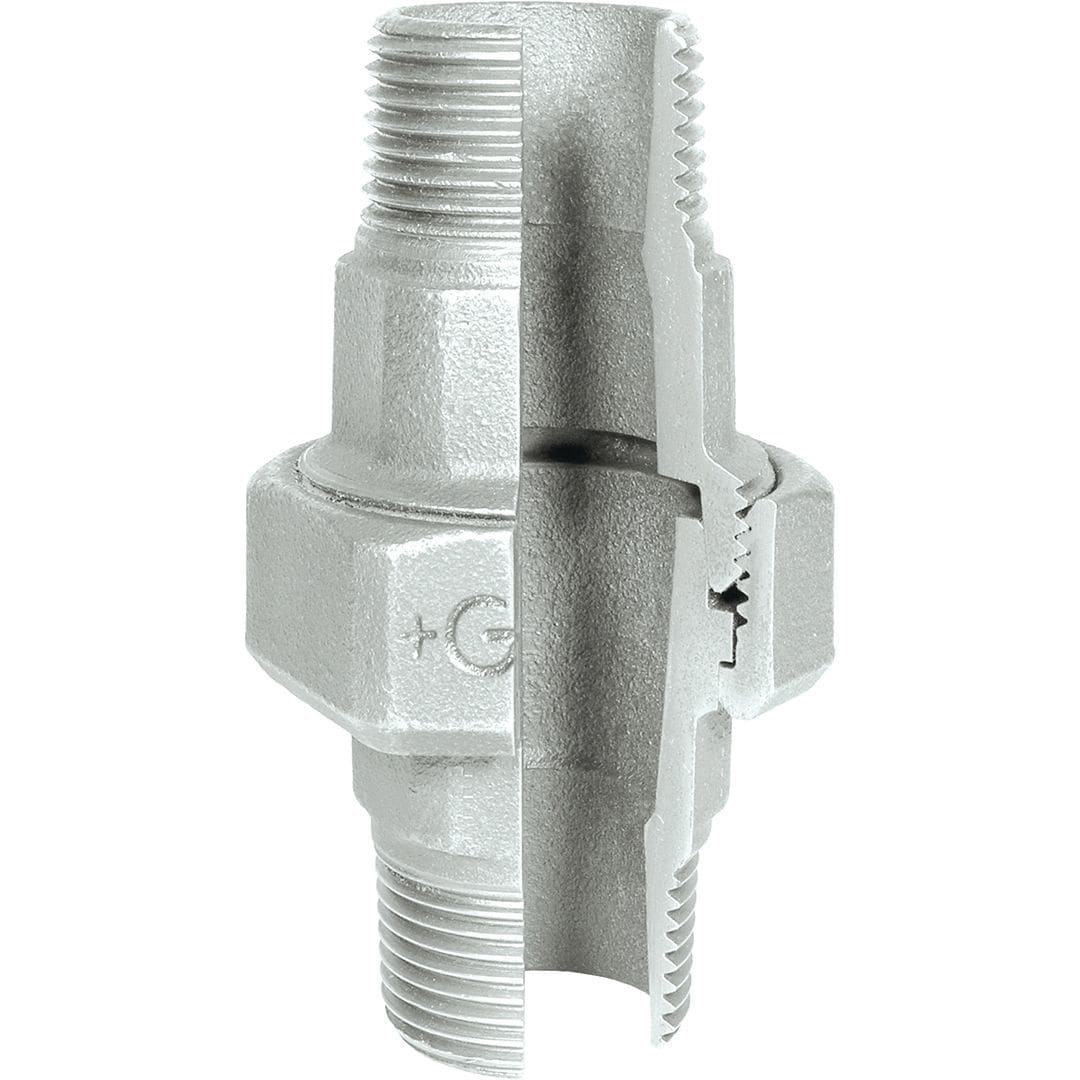Sferaco - Raccord fonte malléable raccord union joint conique MM Série 344G galva 1" BSP