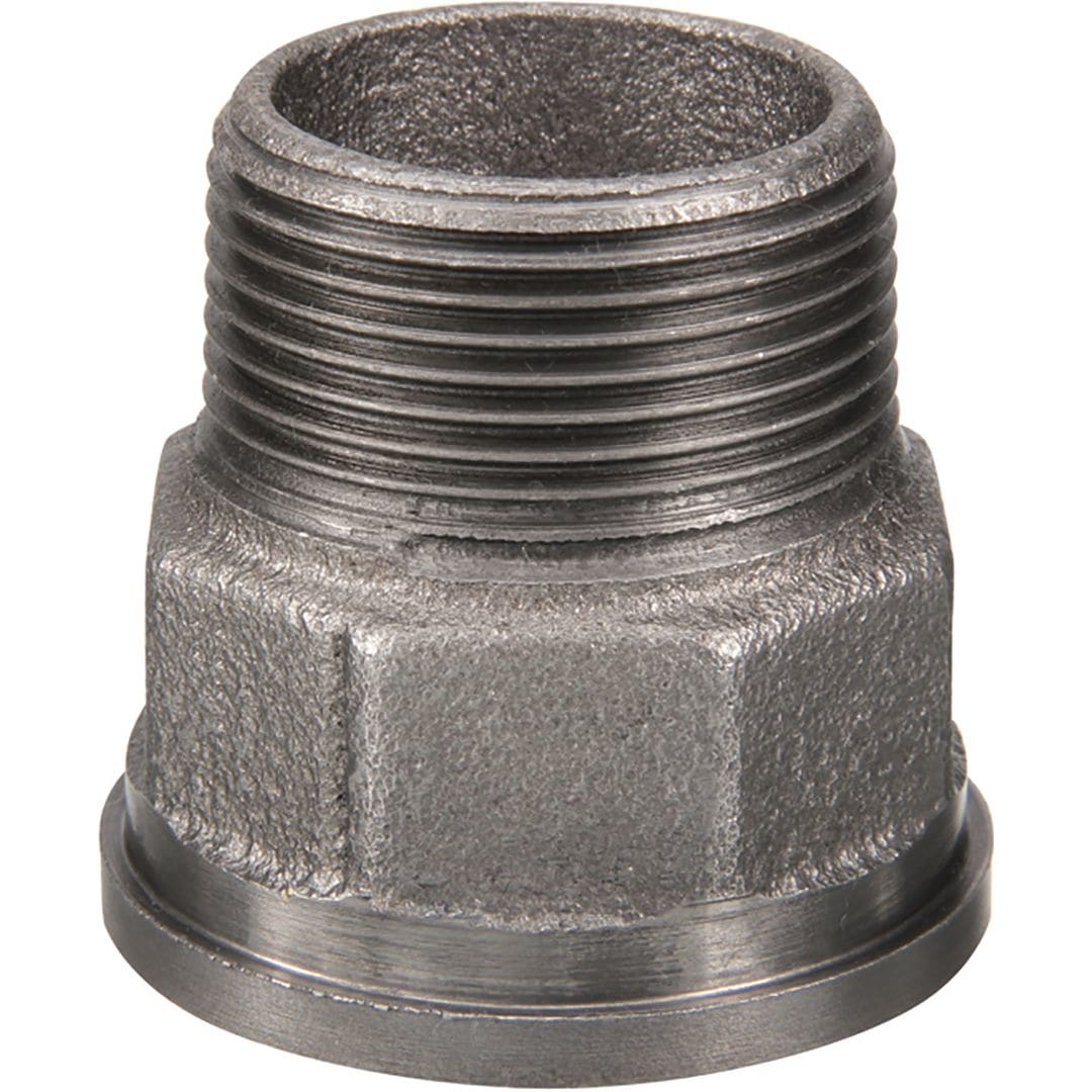 Sferaco - Raccord fonte malléable pièce folle mâle raccord union Série 371N noir 3/4"