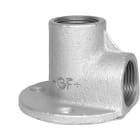 Sferaco - Raccord fonte malléable applique Femelle coude 90° Série 471G galva DN3/8" BSP