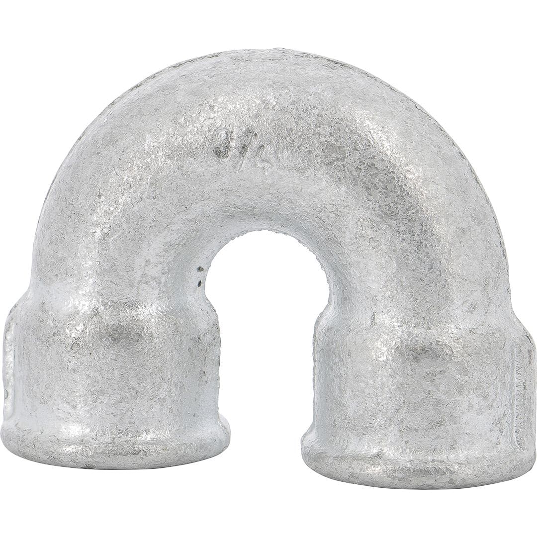 Sferaco - Raccord fonte malléable courbe femelle femelle 180° Série 60G galva DN2" BSP