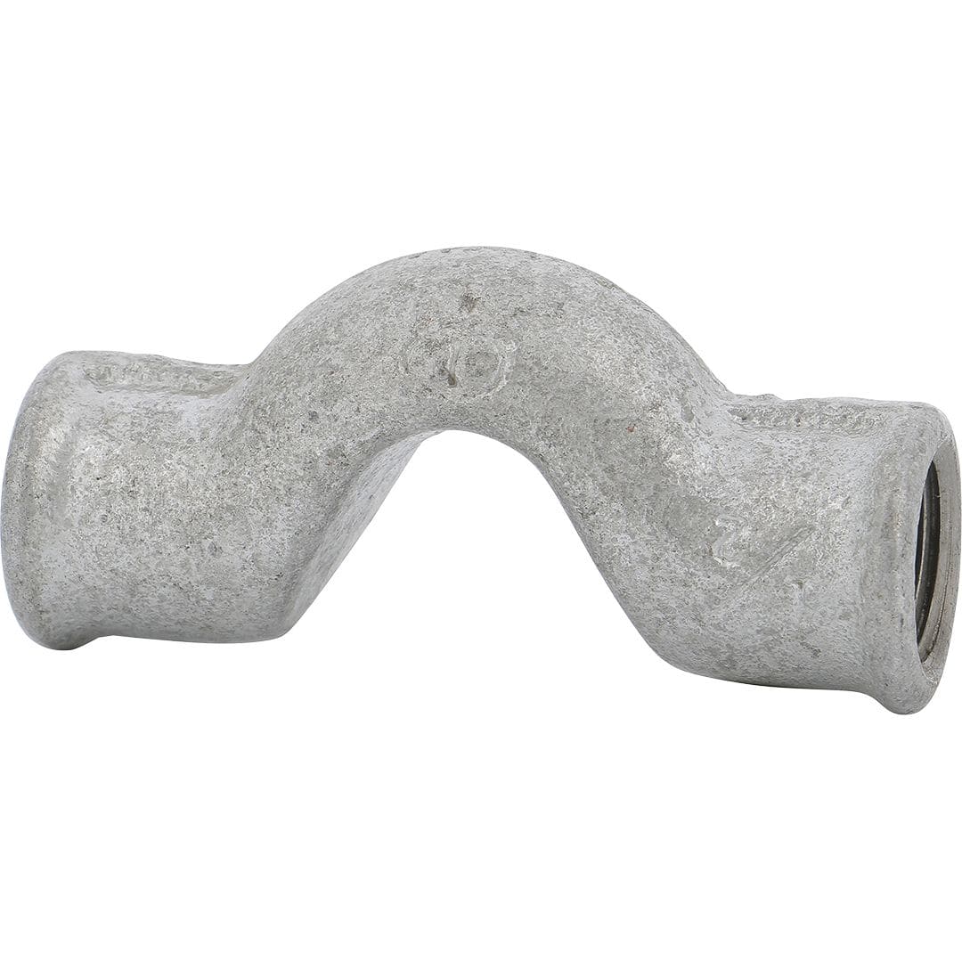 Sferaco - Raccord fonte malléable dos d'ane femelle femelle Série 85G galva DN1/2" BSP