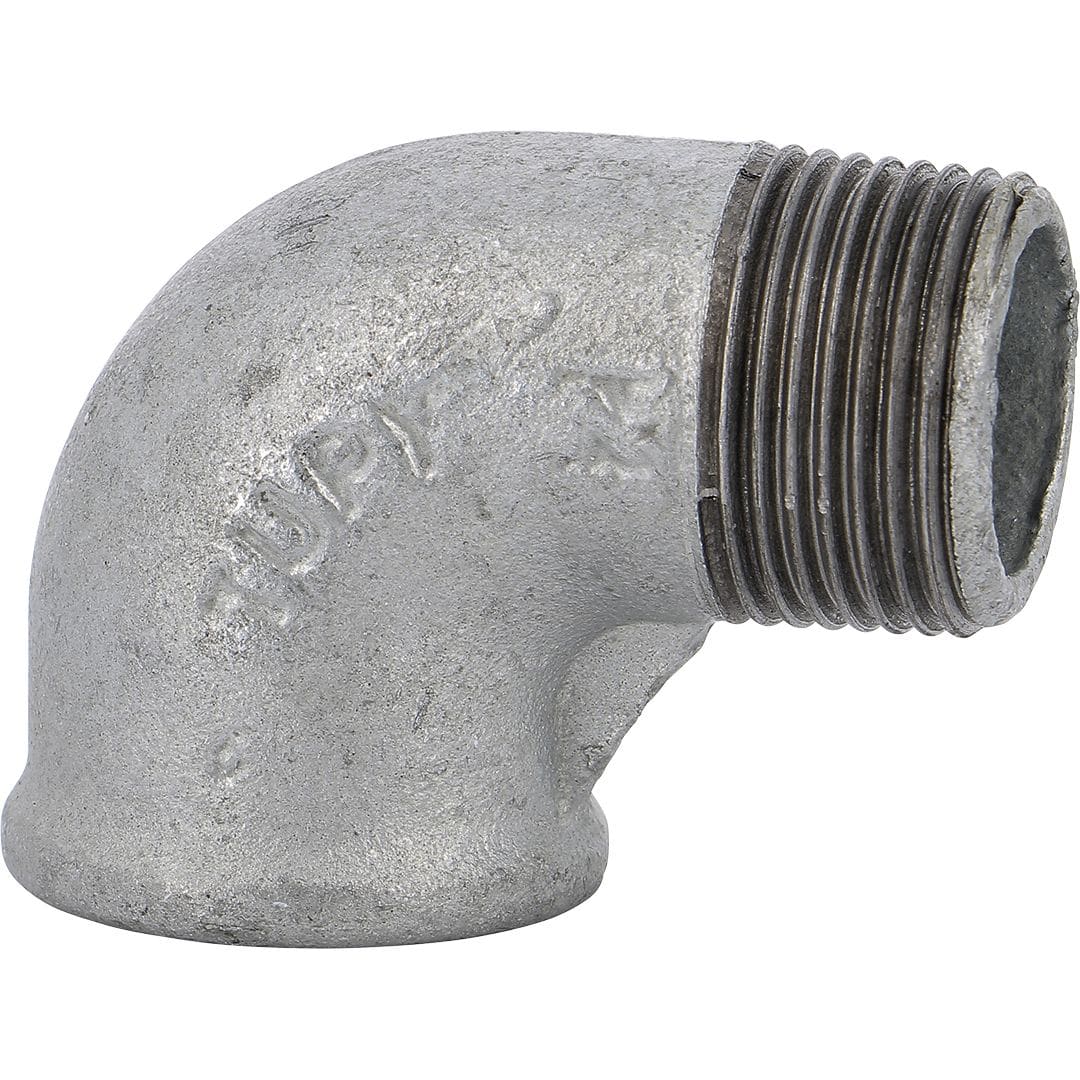 Sferaco - Raccord fonte malléable coude FM petit rayon 90° Série 92G galva DN3" BSP