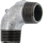Sferaco - Raccord fonte malléable coude Mâle Mâle petit rayon 90° Série 94G galva DN3/8"