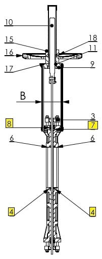 Sferaco - KIT NBR VG 179 DN 300 POUR VG PELLE TRAVERSANTE