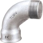 Sferaco - RFM 1A GALVA 3" COURBE M-F COURTE 90° 1A COURBE GALVA MF COURTE 90°