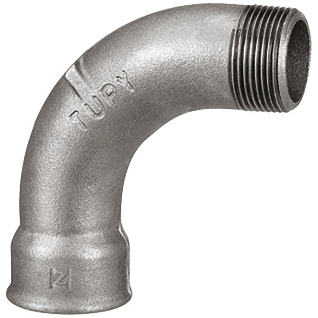 Sferaco - RFM 1 NOIR 1/4'' COURBE M-F GR 90° 1 COURBE NOIR MF GRAND RAYON 90°