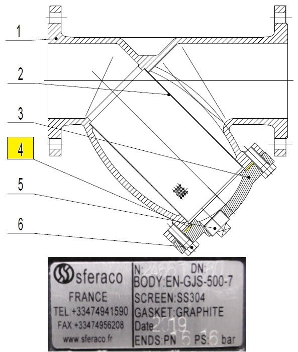 Sferaco - JT CHAP.220Y NM DN100 107X125 JT CHAP.220Y NM DN100 107X125