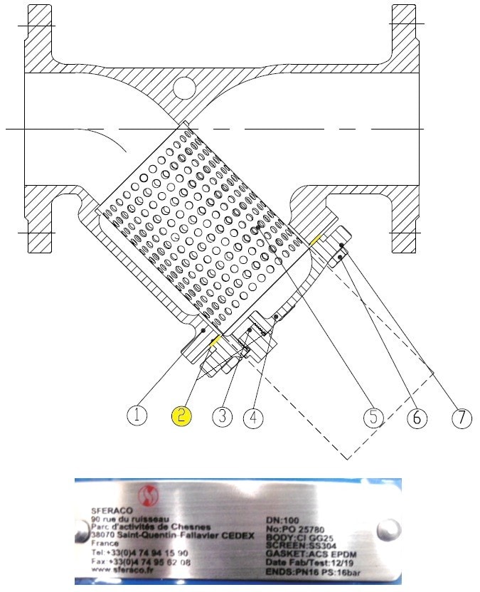 Sferaco - JT 233H DN125 150X6