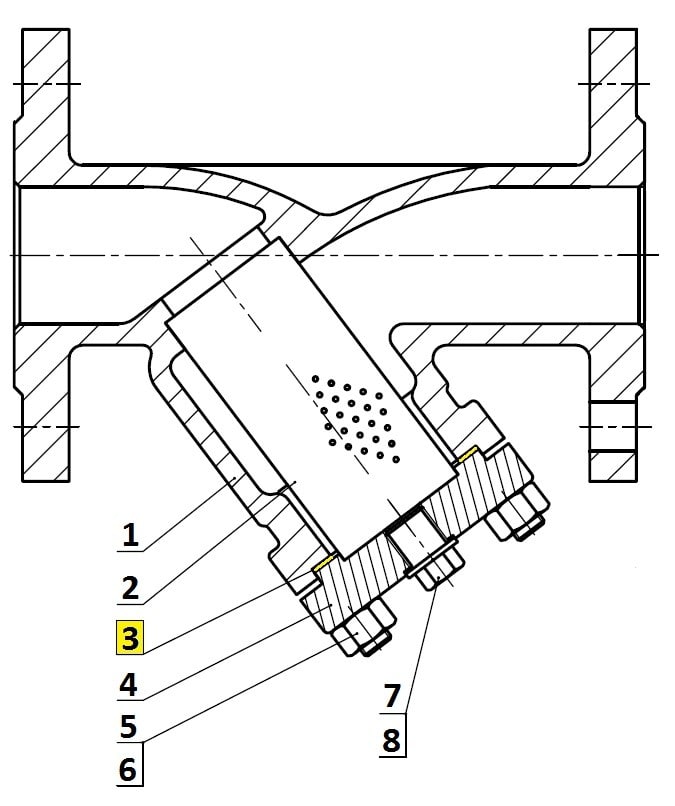 Sferaco - JOINT GRAPHITE DIAM 385X345MM EP 1,5MM