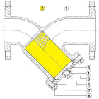 Sferaco - TAMIS 240 DN50 D54xL103 8/10°