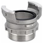 Sferaco - Raccord symétrique DSP aluminium mâle à verrou Série 2413D DN40 Mâle BSP DN2"