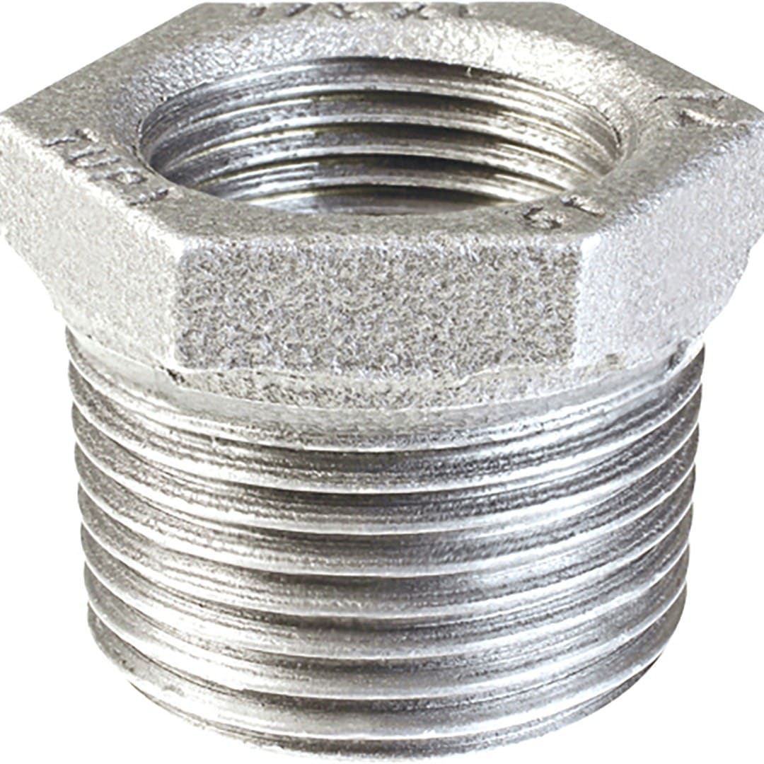 Sferaco - Raccord fonte malléable réduction male femelle Série 241G galva DN2"1/2-1"1/4BSP