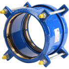 Sferaco - Manchon fonte verrouillé autobuté Série 2508 pour tubes PE/PVC D.63