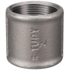 Sferaco - Raccord fonte malléable manchon égal droite/gauche Série 271N noir DN3/4" BSP