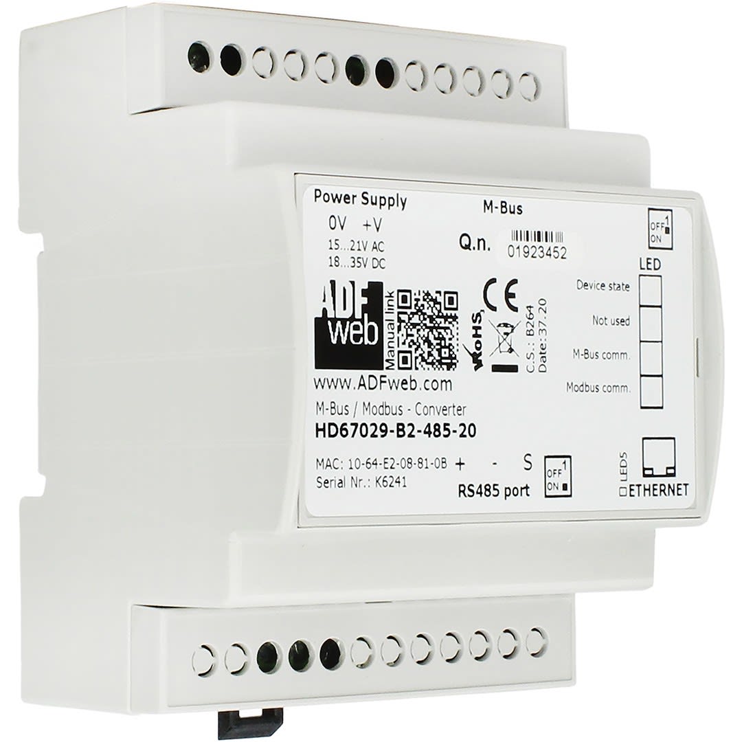 Sferaco - CONVERTISSEUR M BUS -MODBUS 20COMPTEURS RS485 OUT