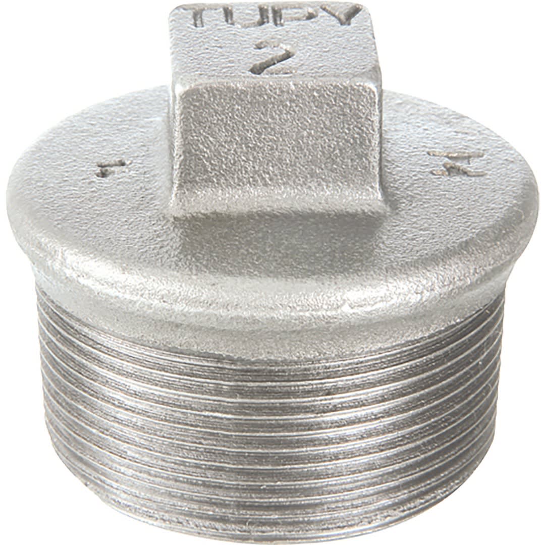 Sferaco - RFM 290GALVA 1/2"BOUCHON COLLET MALE 290 BOUCHON MALE A COLLET TETE A 4 PANS