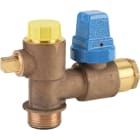 Sferaco - Rob.prise ch.équ.bronze DN20bouchonPEHD DN20pr poly de25,PB,jt large,bouchonPEHD