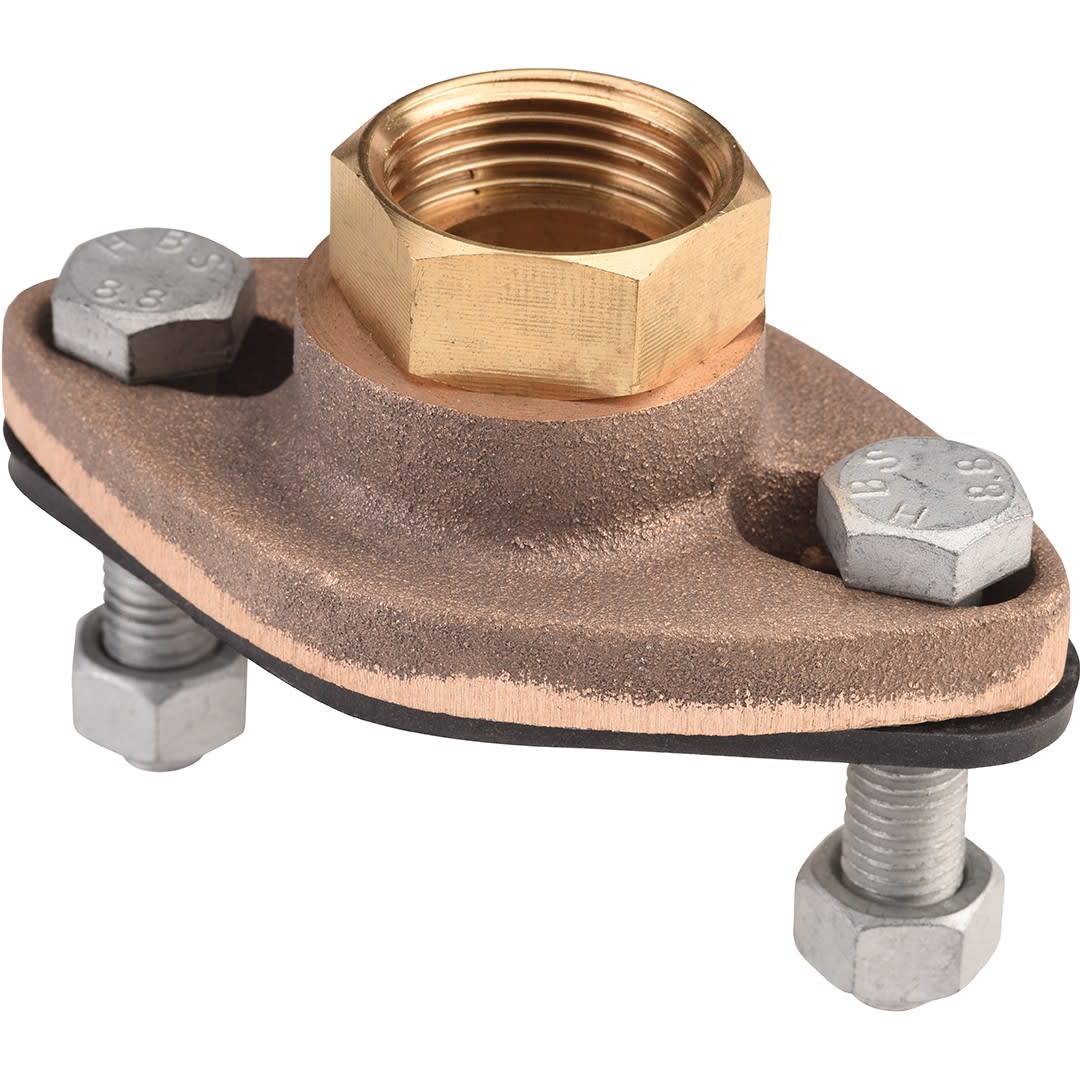 Sferaco - *Bride ovale taraudée DN25 JT DN25 pour poly de 32, jt torique