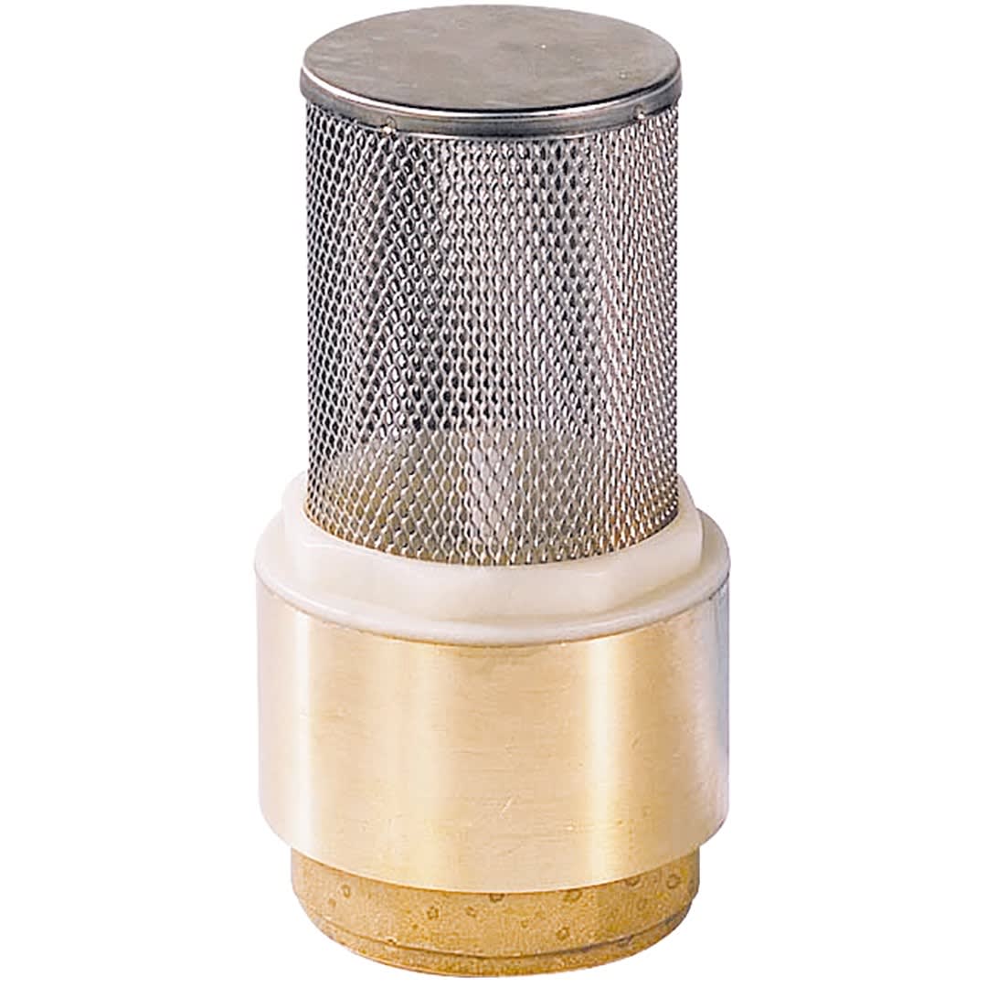 Sferaco - Clapet crépine à double guidage laiton Série 310 disque POM Femelle DN4" PN6