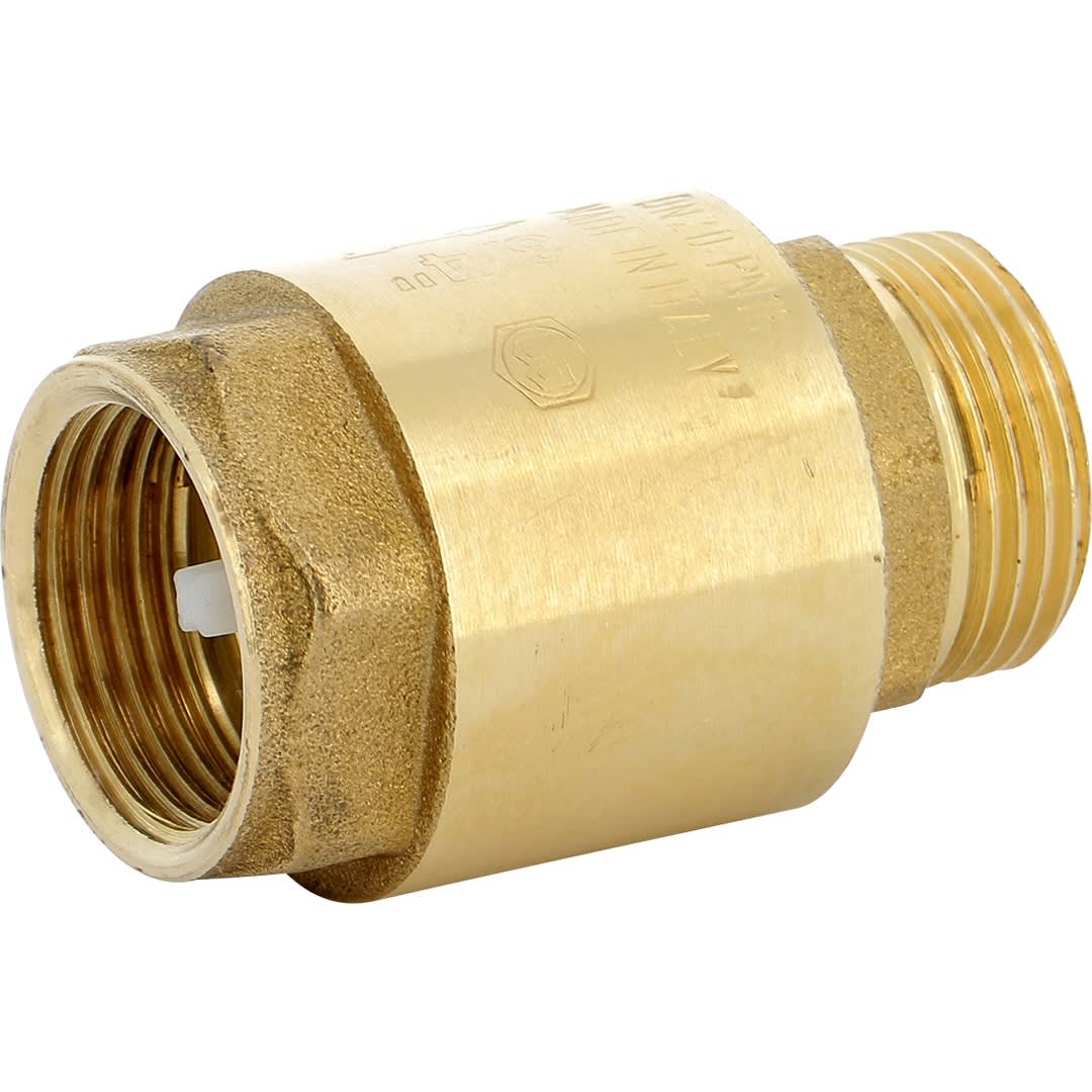 Sferaco - Clapet double guidage laiton ACS Série 316 à disque POM Femelle Mâle DN3/8" PN16