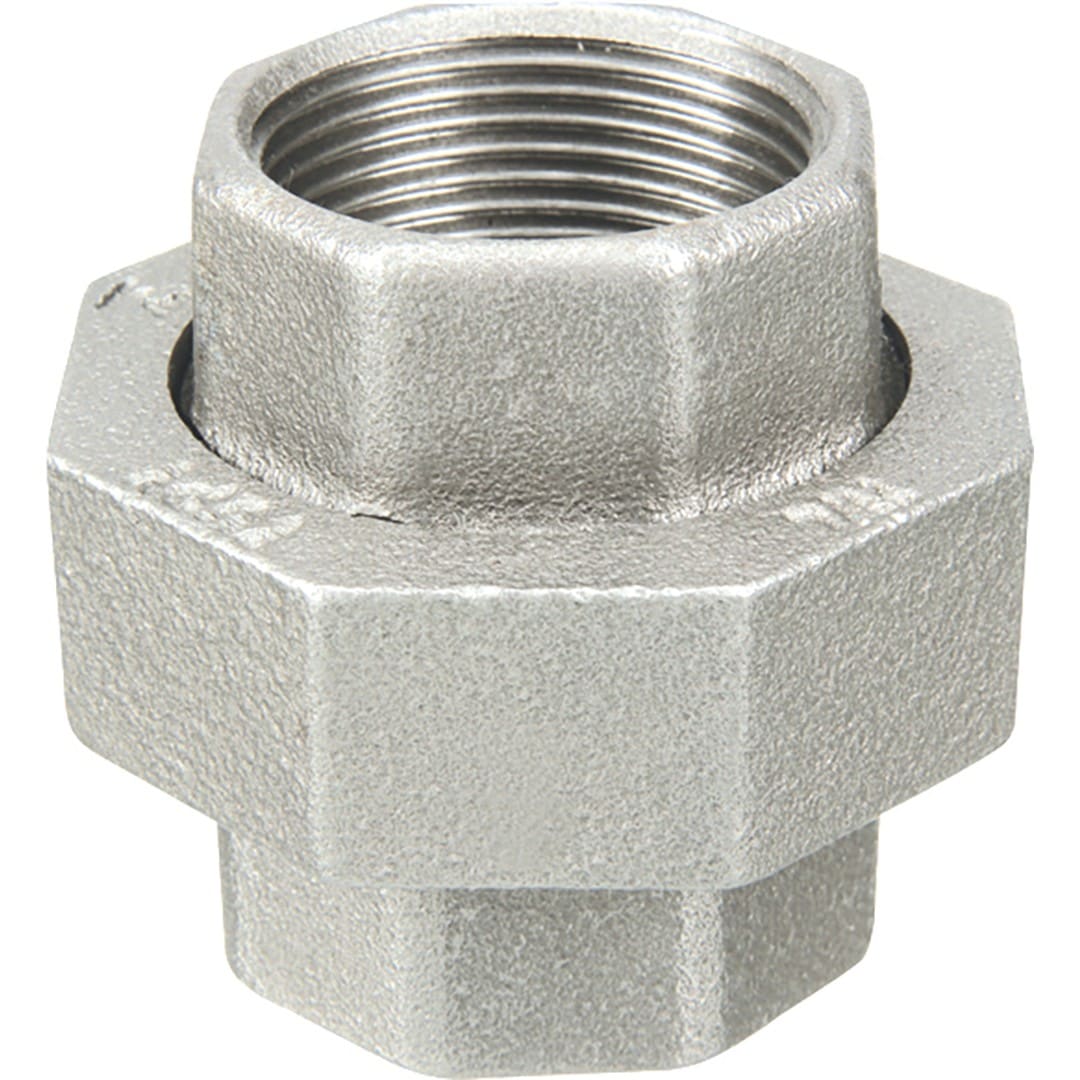 Sferaco - Raccord fonte malléable raccord union joint conique FF Série 340G galva 2"1/2BSP