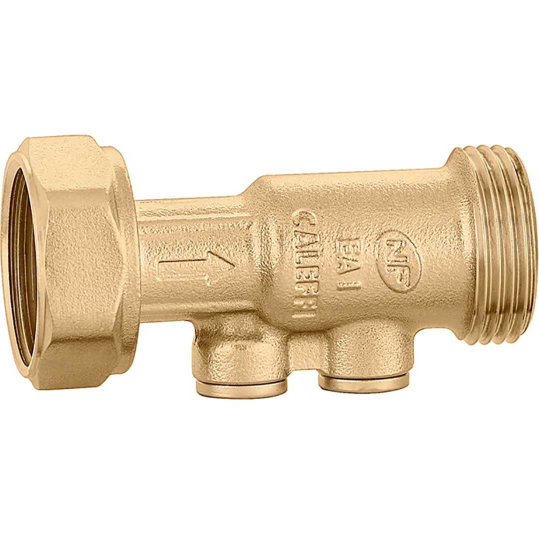 Sferaco - Clapet antipollution EA3046 NF ACS femelle mâle court laiton 3/4"