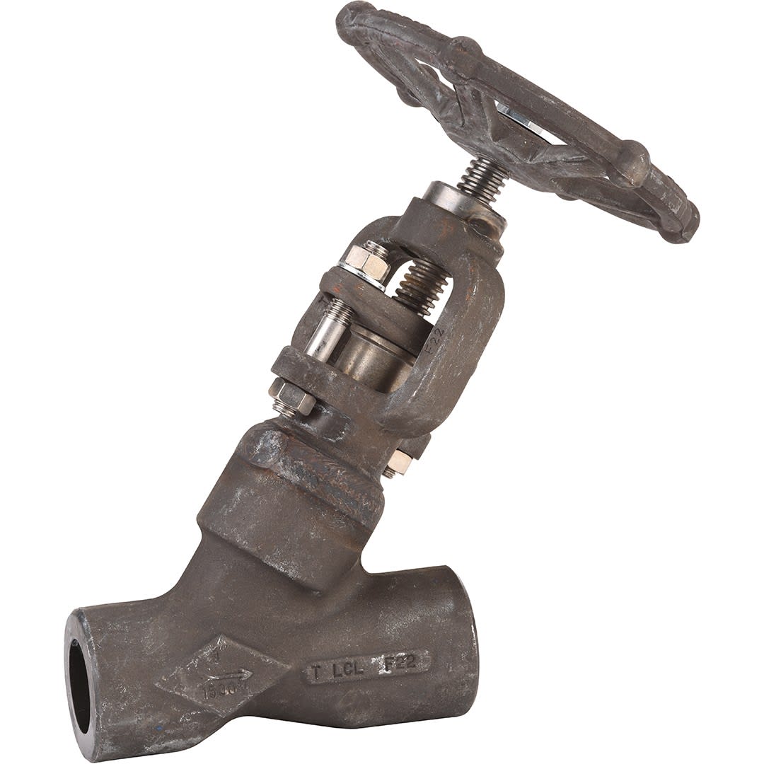 Sferaco - Robinet à soupape à siège incliné acier forgé F22 1500lbs Série 406 SW DN15