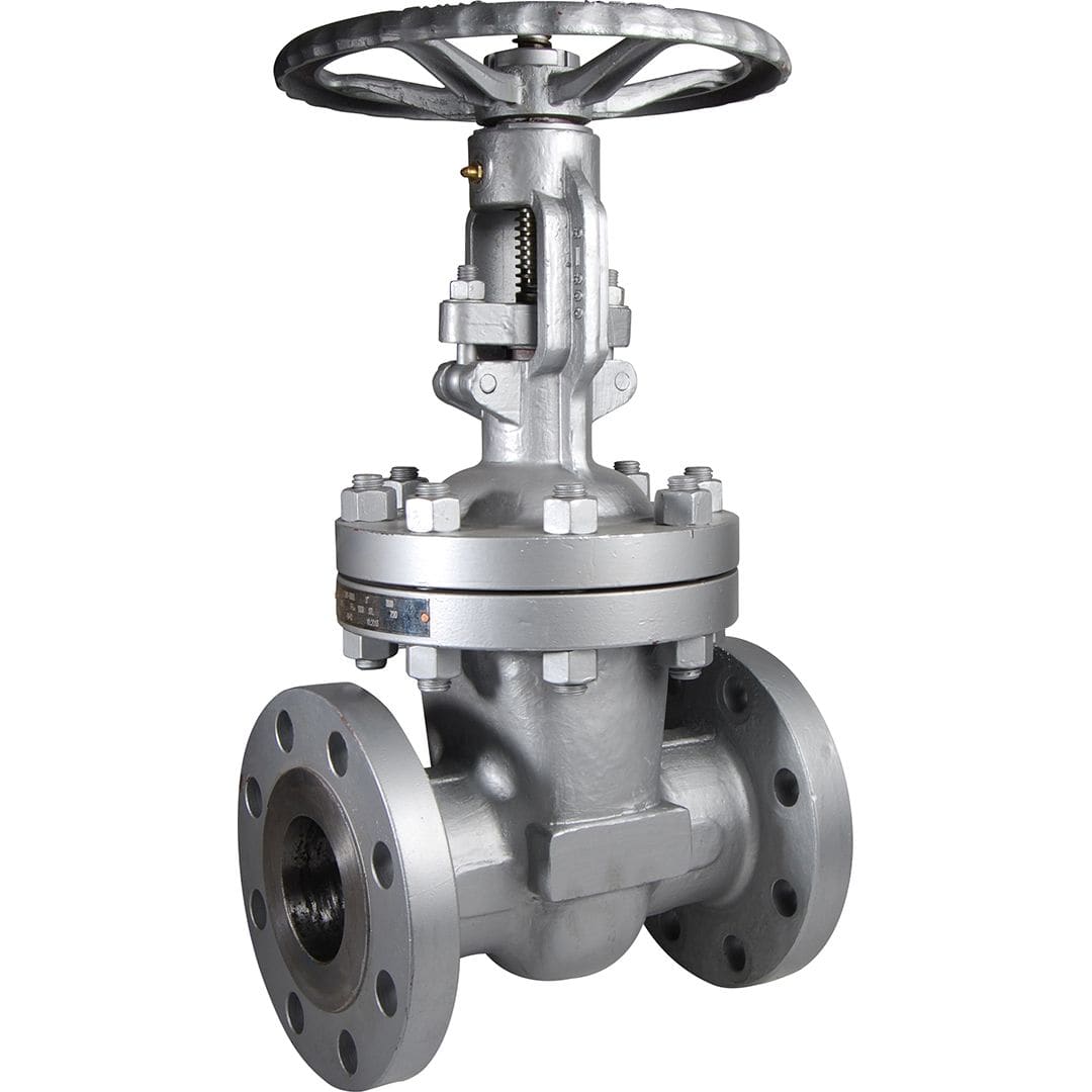 Sferaco - Robinet vanne opercule acier A216WCB Class 300 PN50 Ref.149 DN100 TRIM5 sécu feu